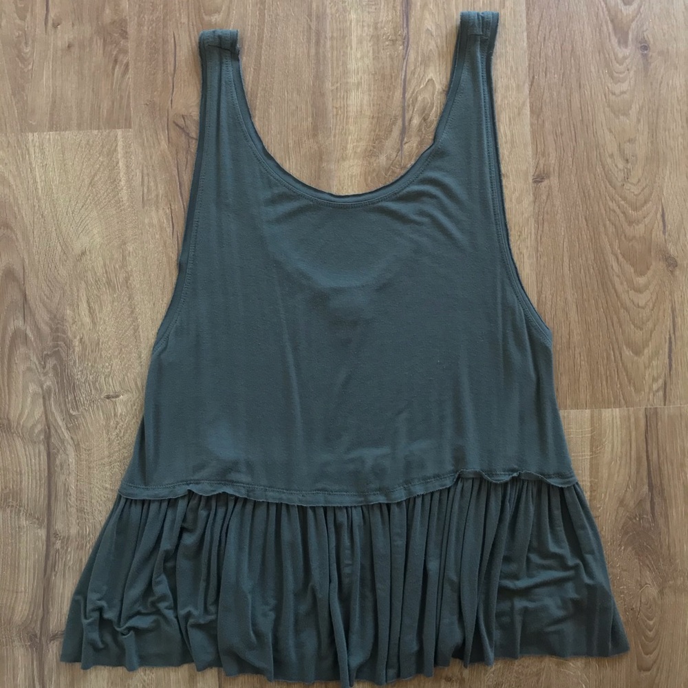Peplum tank